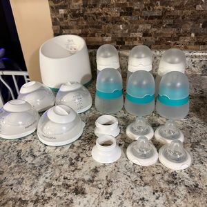 Nanobebe breast milk bottle set